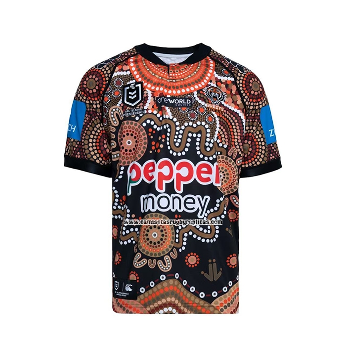 Camiseta Wests Tigers Rugby 2026 Indigena